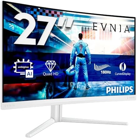 Philips Evnia 27M2N3800A - 27 inch 4K Gaming Monitor, IPS, 4K 160 Hz/FHD 320Hz Dual Frame, 0.5 ms, HDR400, G-Sync comp, Height Adjust, Speakers (2x HDMI 2.1, 1x DisplayPort 1.4)