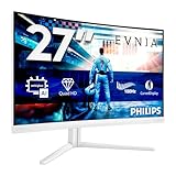 Philips Evnia 27M2C5501-27 Zoll Quad HD Curved Gaming Monitor, 180 Hz, 1 ms, FreeSync Premium, HDR10, Ambiglow (2560x1440, 2X HDMI 2.0, 1x DisplayPort 1.4) Weiss
