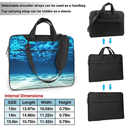 Bolso para portátil con estampado vista oceánica miniatura 3