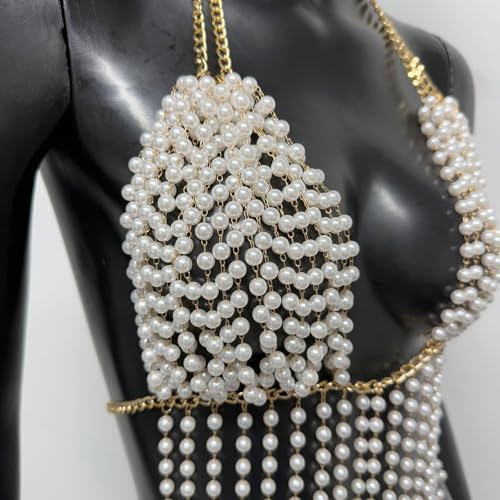 Accesorio de perlas de imitación de resina de moda para mujer 4