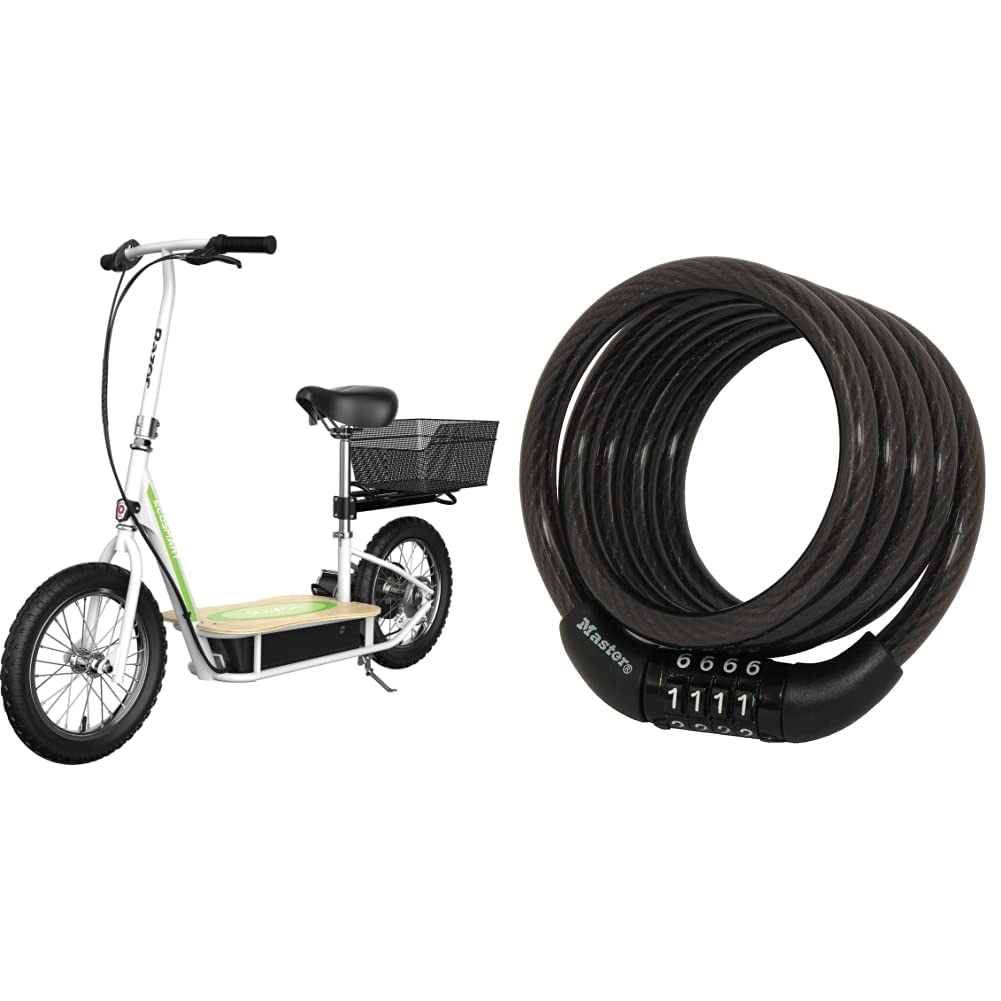 Razor EcoSmart Metro Electric Scooter Padded Seat, 16" AirFilled Tires, 500w HighTorque