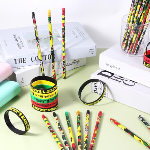 Kolewo4ever set lápices y pulseras Black History 200 pcs miniatura 4