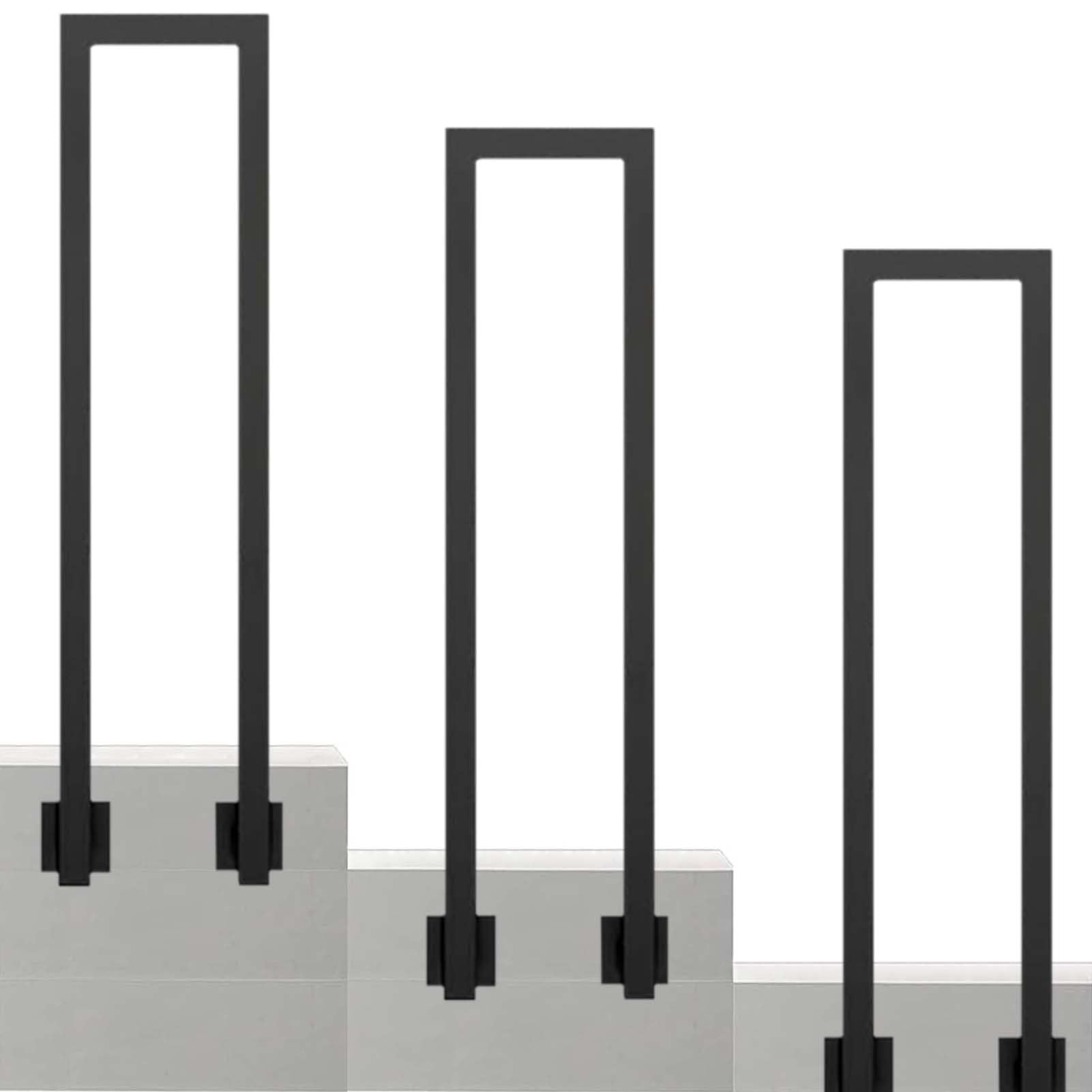 Rampe d'escalier de transition pour éviter les chutes sur marche extérieure