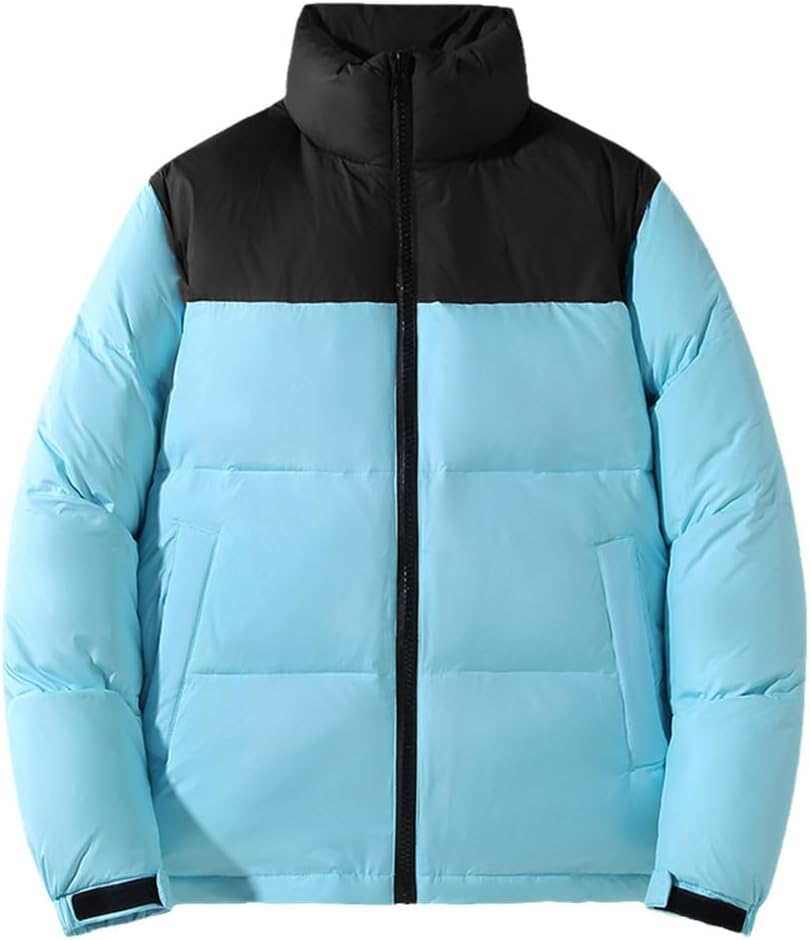 Dvbfufv Winter Down Jacket Men Fashion Stand Collar Warm Parkas Coat Mens Casual Streetwear Down Jacket