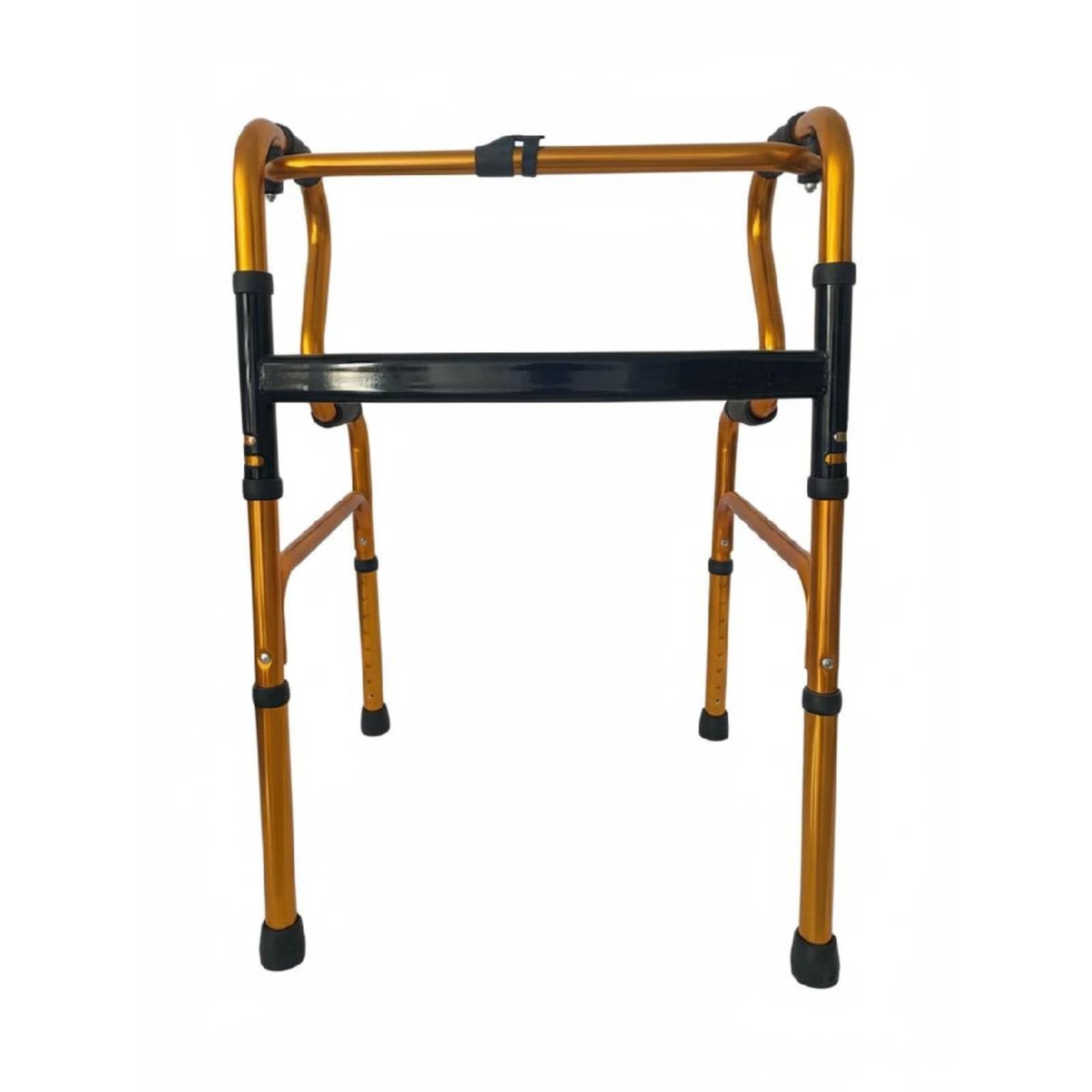 Ajustable Barra de Asistencia Marco de Caminata Bastón de Rehabilitación de Aluminio Altura Regulable Plegable para Estabilidad al Caminar Cuidado en, Amarillo