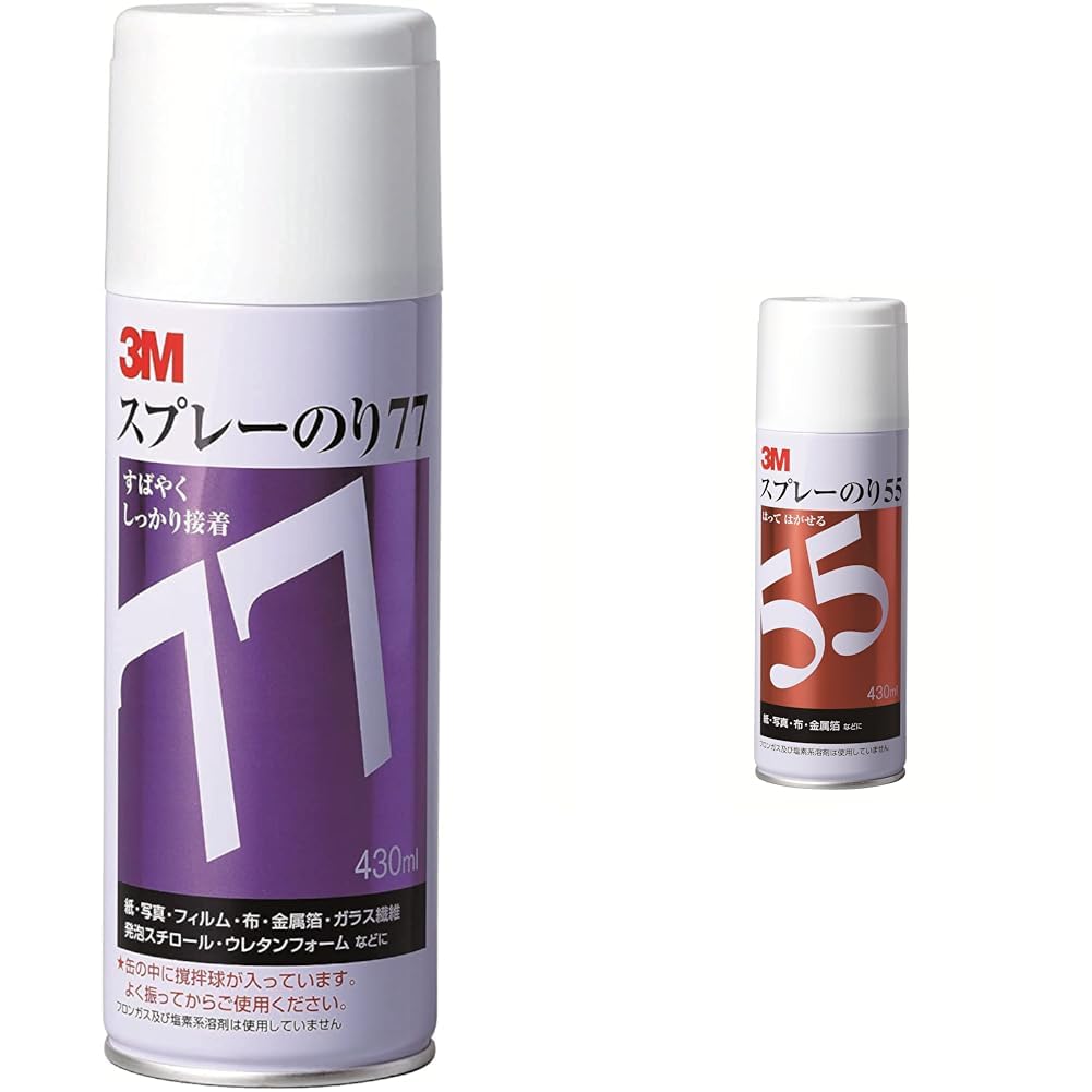 Amazon | 【セット買い】3M スプレーのり 77 430ml S/N 77 +