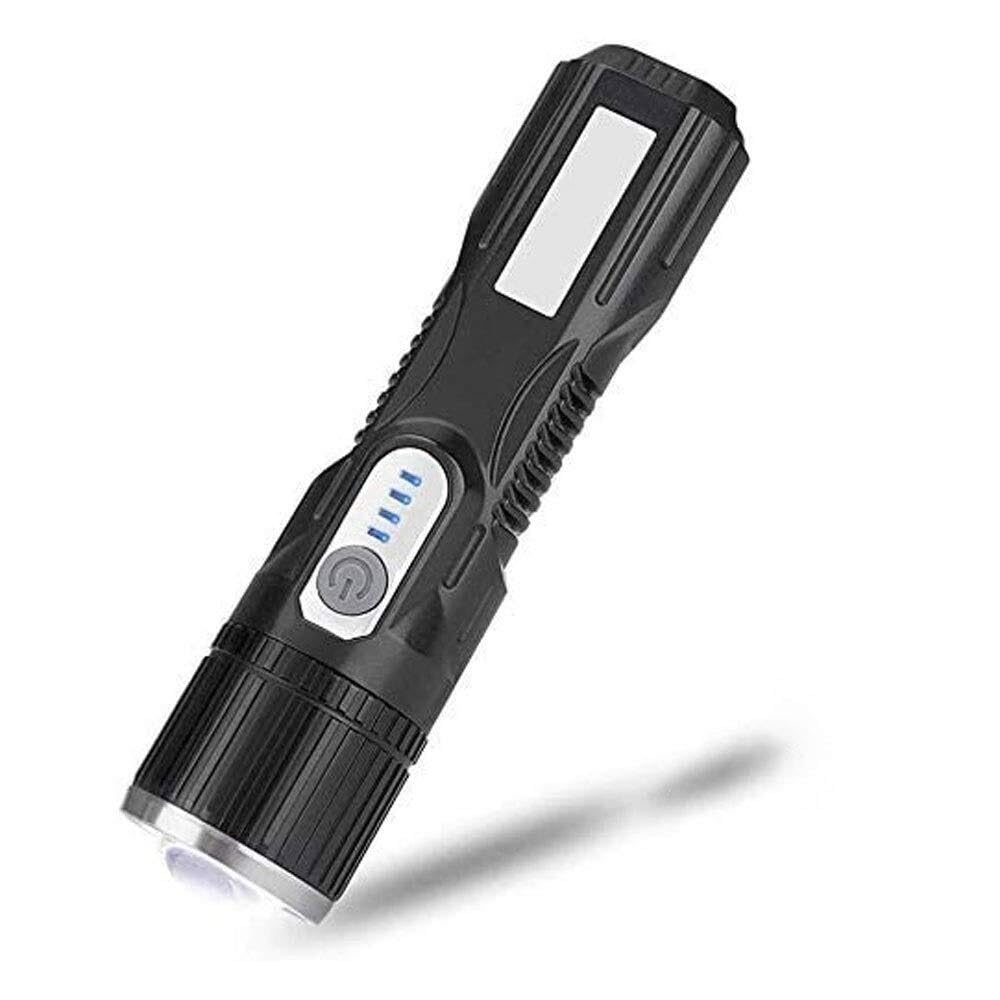 QFGVMXBWKZH LED Flashlight with 5 Modes Water Resistant for Camping Hiking Outdoor Biking Emergency, Tripod Nut Slot on The Bottom, Suitable for Outdoor Camping, Hiking