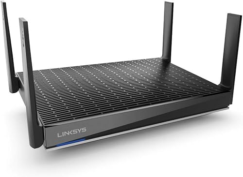 Router Wi-Fi de malla Linksys MR9600 (router Wi-Fi 6, router de malla inalámbrica de doble banda para red de malla doméstica) Router inalámbrico