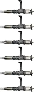 Compatible with Komatsu Diesel Engine 6D170 SAA6D170 Excavator PC400-8 PC450-7 6pcs Fuel Injector 6219-11-3100 6219113100.