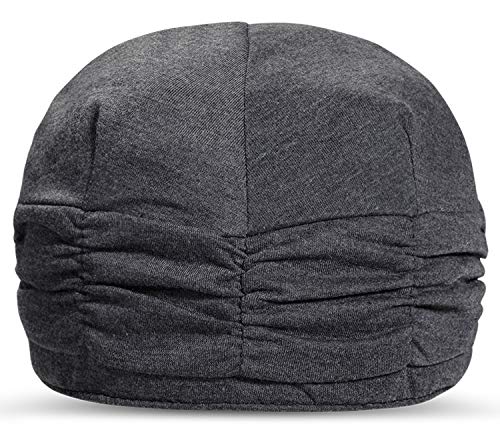 Wetoo Womens Peaked Newsboy Cap For Women Soft Cotton Women Hats With Visor Rib Baker Boy Turban Chemo Baggy Beanie #TOP3