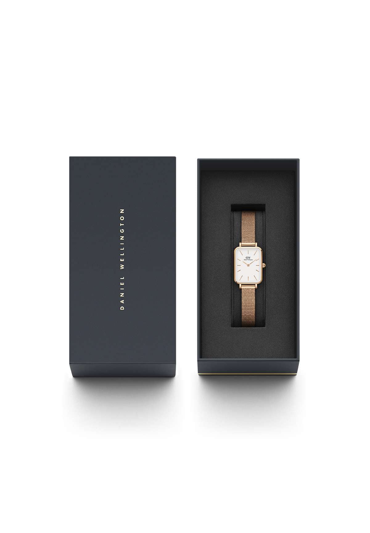 Daniel Wellington Quadro Orologi 20x26mm Double Plated Stainless Steel (316L) Rose Gold