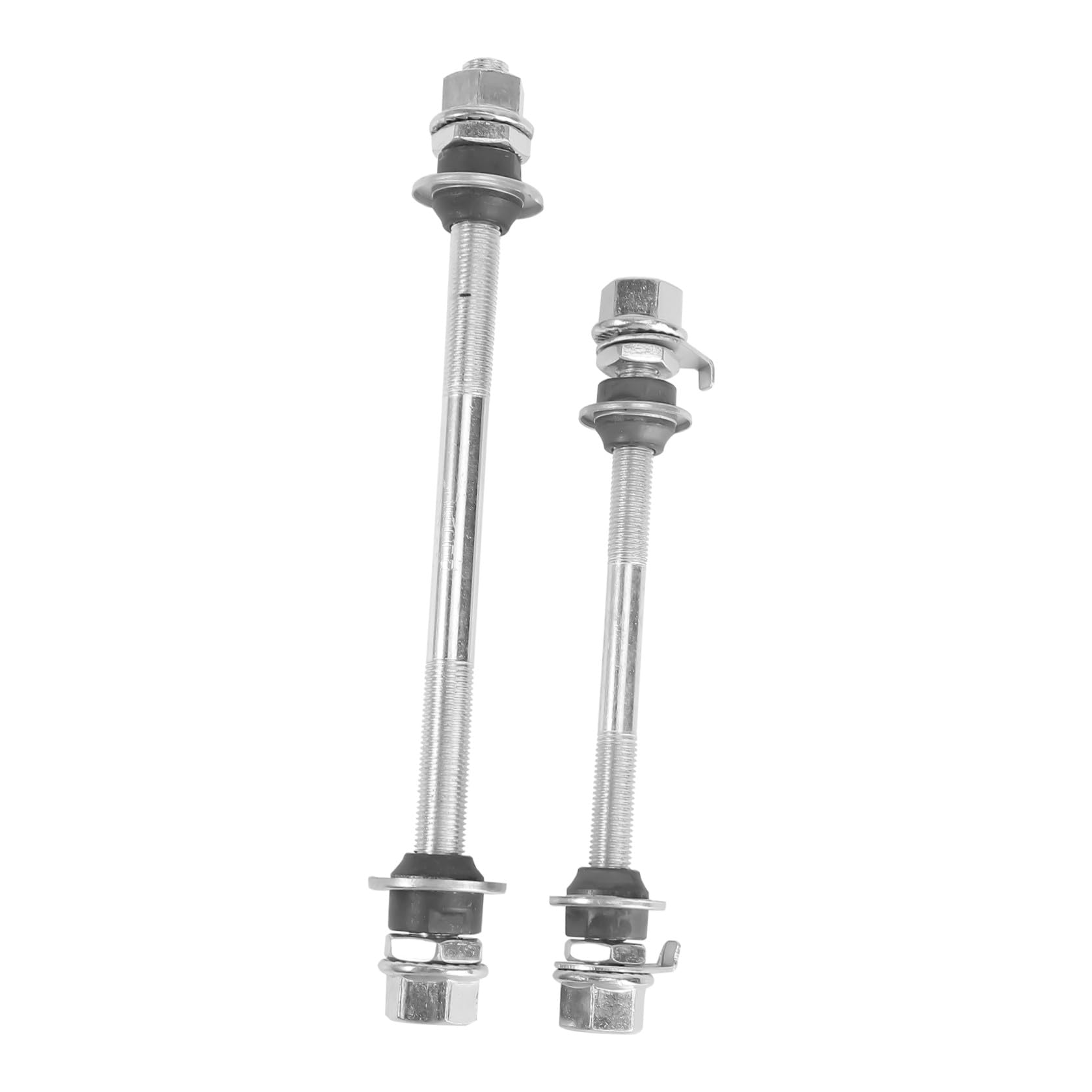 MAGICLULU 2 Pezzi ASSE Mozzo Ruota Bici Anteriore e Posteriore in Ferro Argento, ASSE Solido Facile da Installare e Resistente per Riparazione BMX e Mountain Bike Colore Casuale