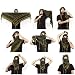 Chalier Militar Shemagh táctica desierto 100% algodón Keffiyeh bufanda Wrap