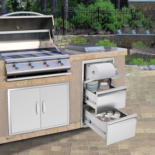 Karpevta 1526 Outdoor Kitchen Drawer Double Access Drawer thumb #6