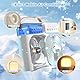 Anluomania Mobile Klimaanlage, Mini Luftkühler mit 600ml Wassetank, Ventilator USB 4 in 1, Mobile Klimagerät 3 Geschwindigkeiten, 3 Nebelmodi, Mini Klimaanlage mit 7 Farben Licht, 1-3H Timer
