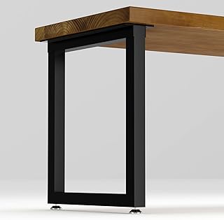Metal Table Legs 28 Inch Heavy Duty Metal Desk Legs Industrial Black Table Legs, Furniture Legs