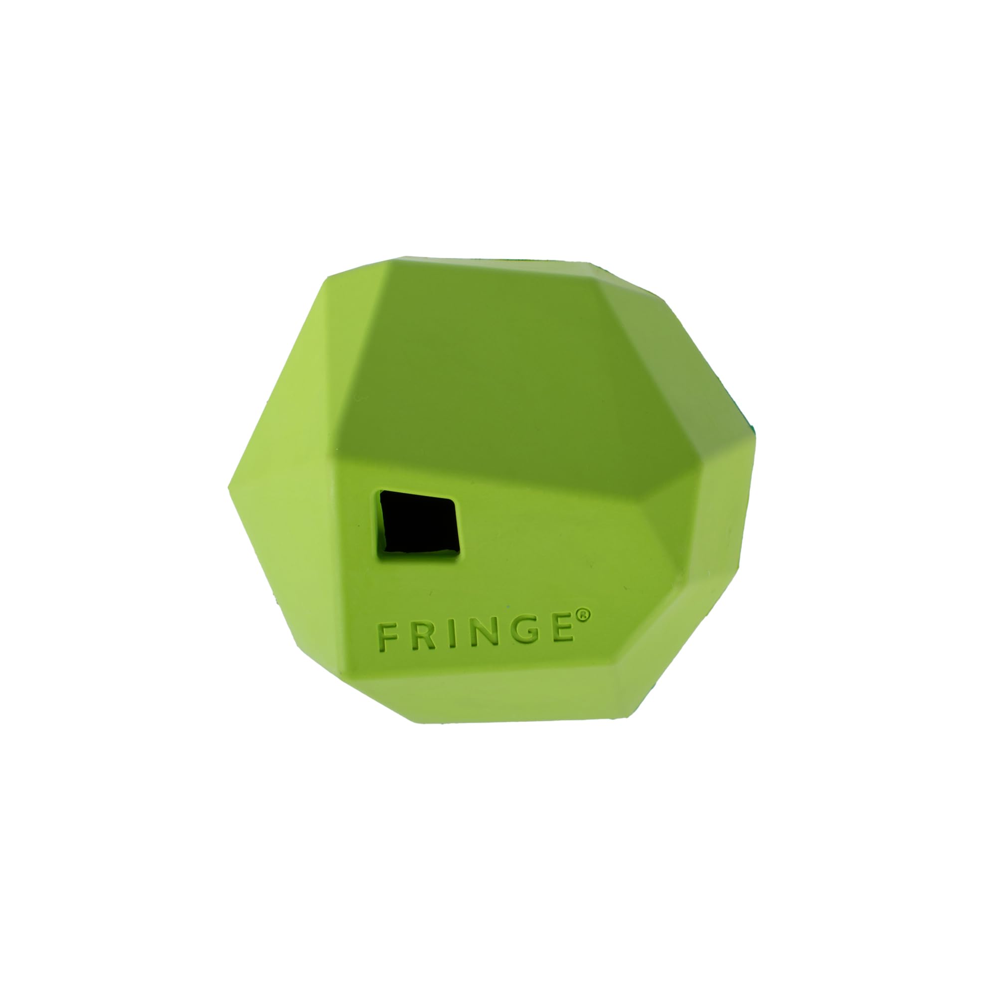 Balle en caoutchouc Fringe Having a Ball Lime jouet d'occupation pour chien