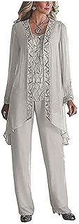 silver trouser suit