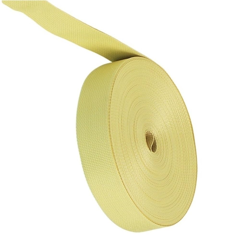 Cinta de aramida de 5 m, resistente a altas temperaturas y a la abrasión, for aplicaciones industriales.(100mm x 1mm)