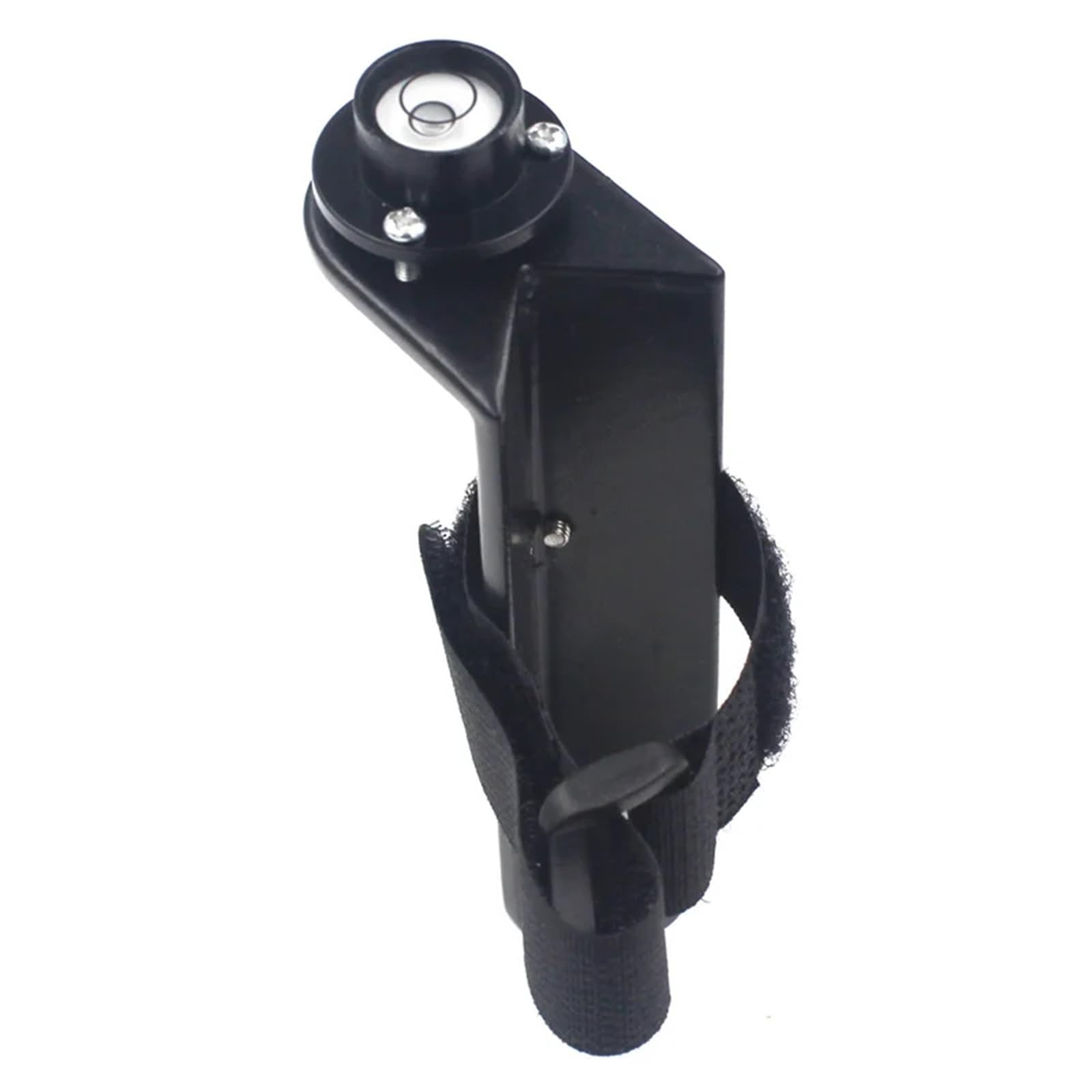 Poste de centrado nivelador de Poste de Fibra de Carbono Conjunto de Burbujas Correa de Nivel de ángulo Recto de aleación de Aluminio Nivel Vertical portátil(Orange 2)