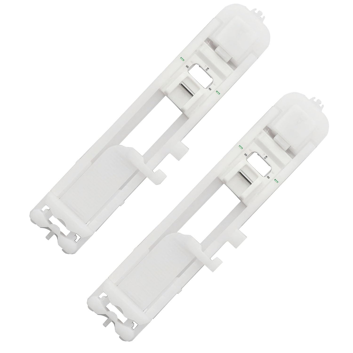 XGNG 2PCS Buttonhole Plastic Eyelet Presser Foot Buttonhole Foot Automatic Sliding Buttonhole Foot Presser Foot Domestic Plastic Button Hole Press Foot, White, 49630-SLPPF-2