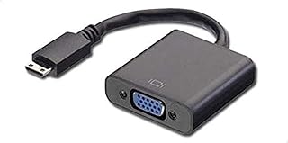 1 × محول فيديو HDMI عالي الدقة HD ذكر إلى VGA أنثى