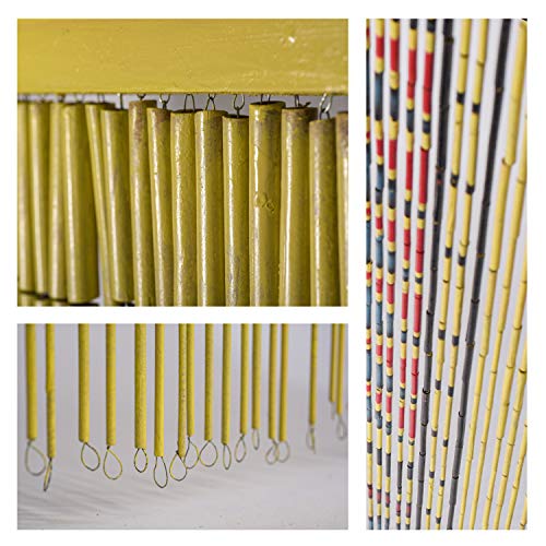 TACHILC The Eye Beaded Curtain for Doorway, Boho Beaded Curtain for Closets, Door Beads Decoration, Beads for Doorways 35.5 in x 78 in