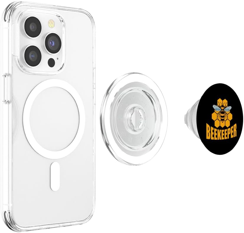 Beekeeper Honeycomb Beekeeping Honey Bee - Beekeeper PopSockets MagSafe PopGrip for iPhone