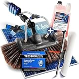 panneau solaire occasion ebay Hauteur optimale pour carport et pergola. Longueur de départ pratique de 1,2 m, déployée jusqu'à 4,6 m de portée. Nettoie le toit de terrasse, la façade du bungalow et les panneaux solaires sans échelle