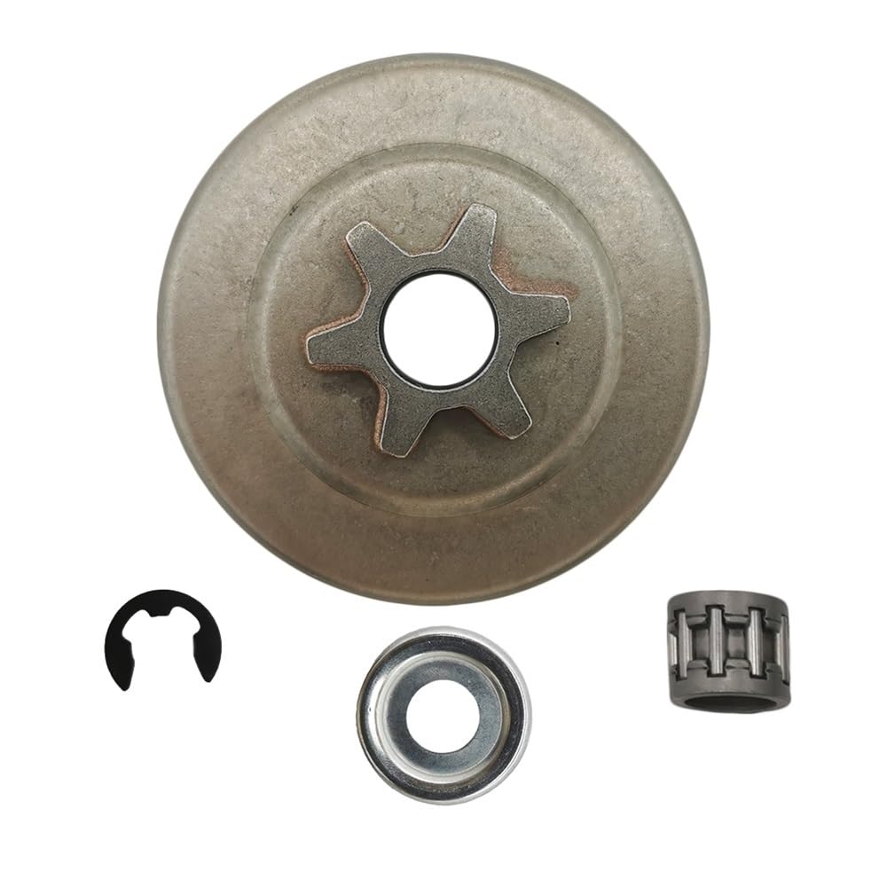 Tambor de embrague 3/8 de 6 dientes para solucionar problemas de tracción en motosierra MS180 023