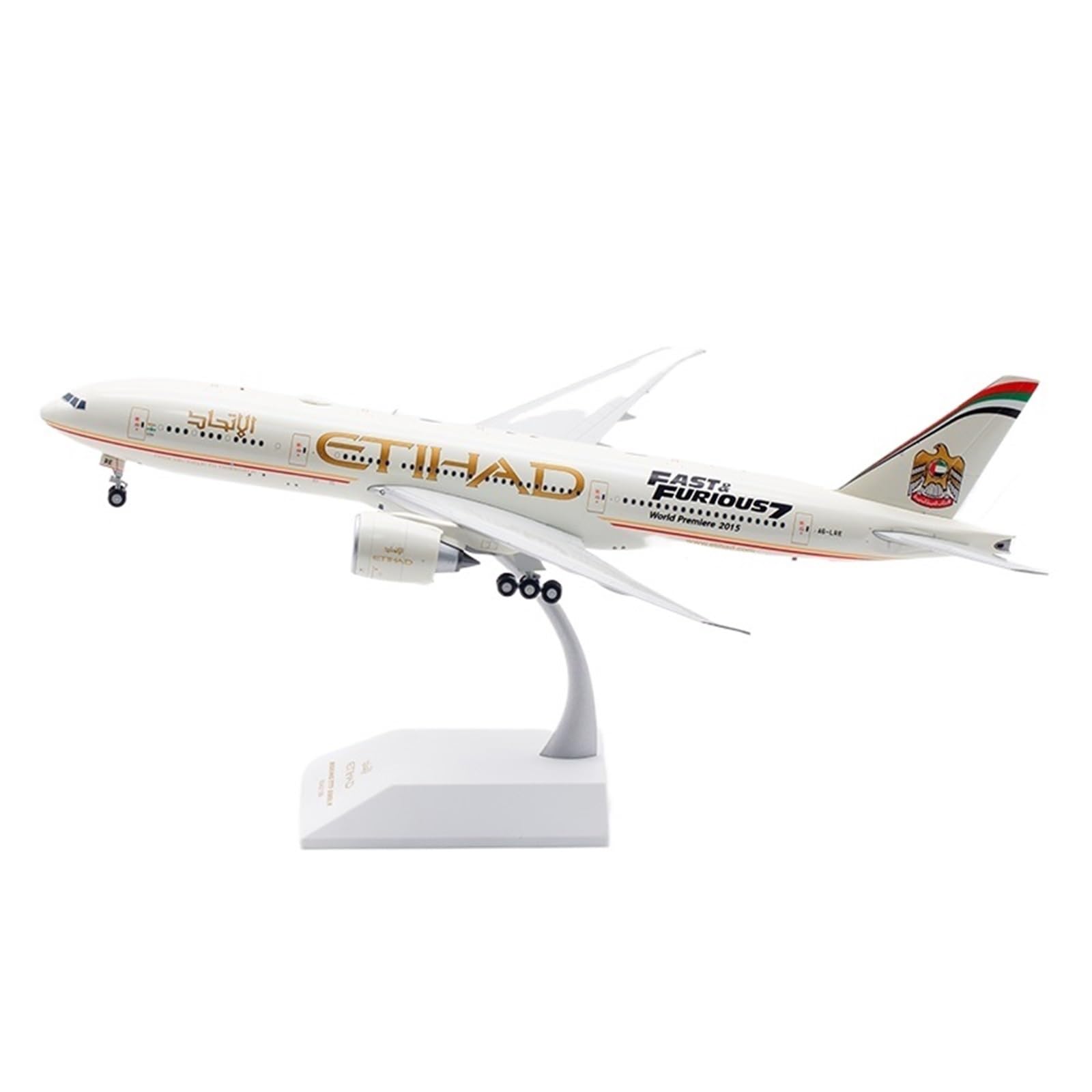 Repliki modeli samolotów 31CM w skali 1/200 miniaturowy model kolekcjonerski samolot dla Etihad Airways B777-200LR A6-LRE metalowy samolot miniaturowy model samolotu