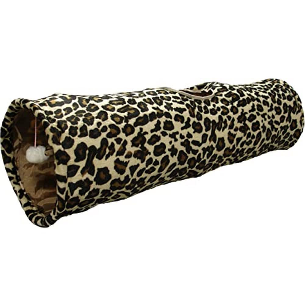 Flamingo 507667 Leopard Cat Tunnel 90 x 25 cm