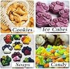 2-Pack Silicone Puppy Treat Molds, Puppy Dog Paw and Bone Cookie Cutters Ba... #3