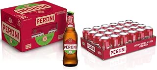 Peroni Birra Senza Glutine, Cassa Birra con 24 Birre in Bottiglia da 33 cl, 7.92 L,...