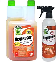 KIT DEGREASER 1L COM REFIL DESENGORDURANTE UNIVERSAL SUPERCONCENTRADO MAXBIO