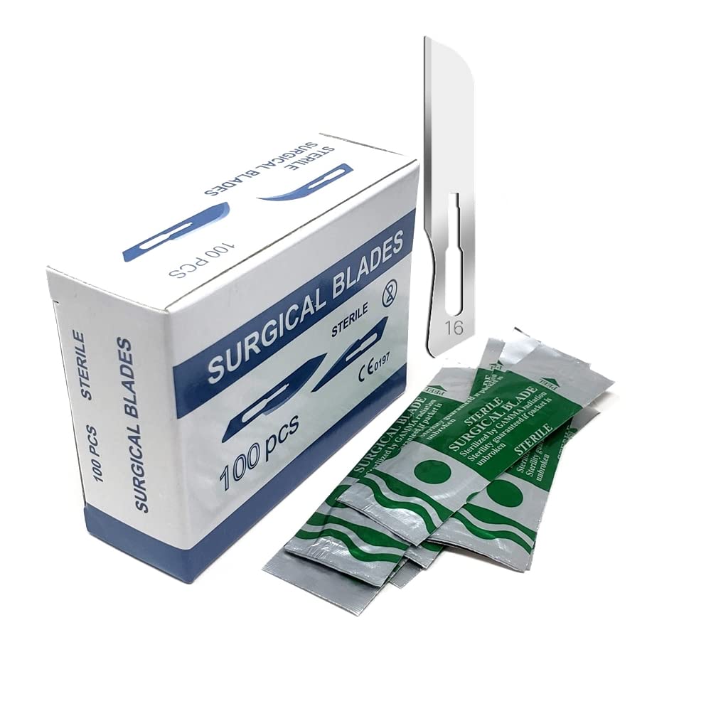Scalpel Blades - 100 Sterile Carbon Steel -7