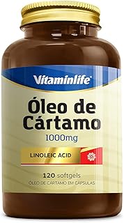 CA Linoleic Acid Óleo de Cártamo e Ácido Linoleico - 120 Cápsulas - VitaminLife, Vitaminlife