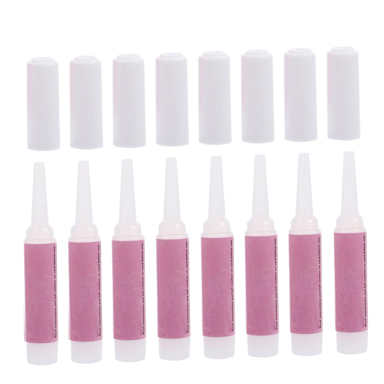 VALICLUD 20pcs Nail Glue Super Drying Nail Tip Adhesive for Professional Manicure and Salon Use