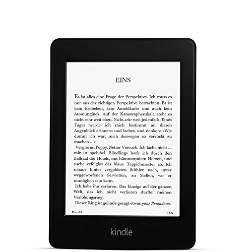 Bild zu Kindle Paperwhite 3G (6. Generation), 15 cm (6 Zoll) hochauflösendes Display (212 ppi) mit integrierter Beleuchtung, WLAN + gratis 3G