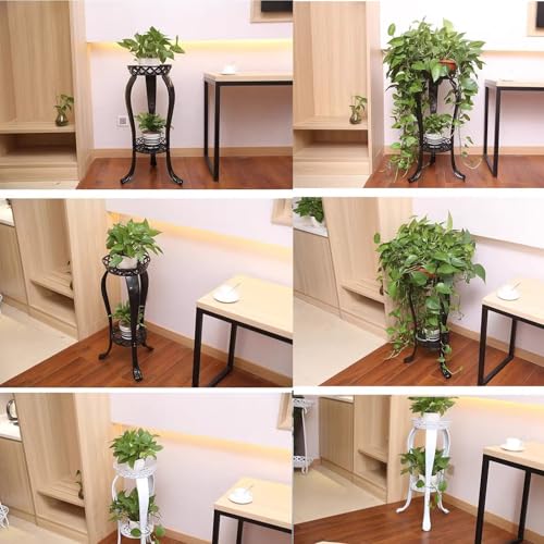 Support de pot de fleurs à 2 niveaux pour surélever et isoler du sol - 8
