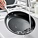 GreenPan Black 3 Piece Frying Pan Skillet Set, 8”, 10”, and 12”, Healthy Ceramic Nonstick PFOA and PFAS-Free, Hard Anodized, Stainless Steel Handles, Oven Safe