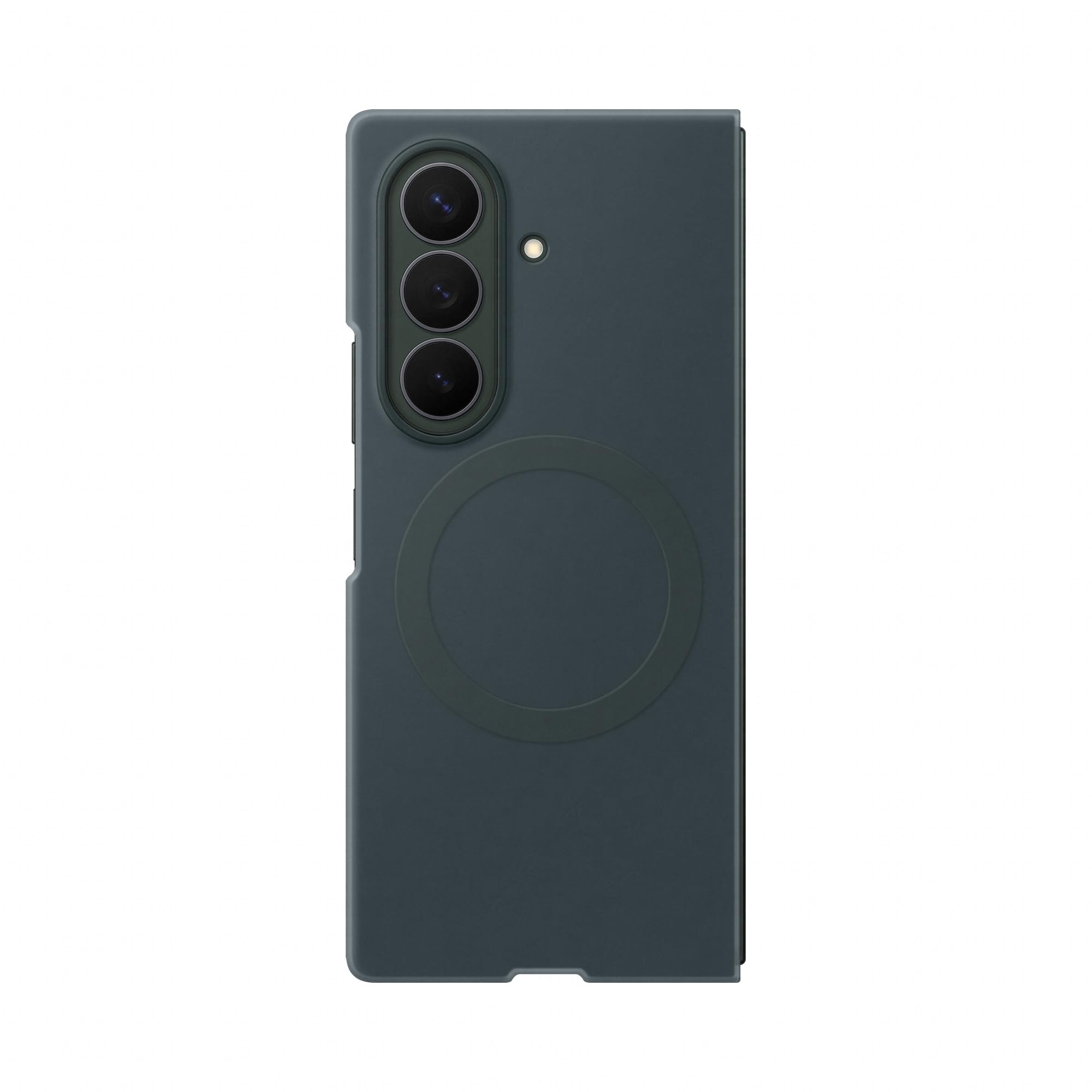 Samsung Silicone Magnet Case per Galaxy Z Fold8 Ultra, Techno Green | Cover Magnetica Colorata, 2 Pellicole Schermo Anteriore Incluse, Silicone Morbido, Con Tecnologia Magnetic Power Profile