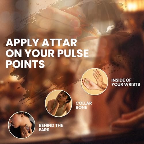 Image of Arabian Aroma Badee Al Attar | Saffron & Oud Perfume Fragrance | Alcohol-Free, Long-Lasting | 100% Pure Perfume | Ittar For Men | Fresh Oriental Attar for Men (6ml)