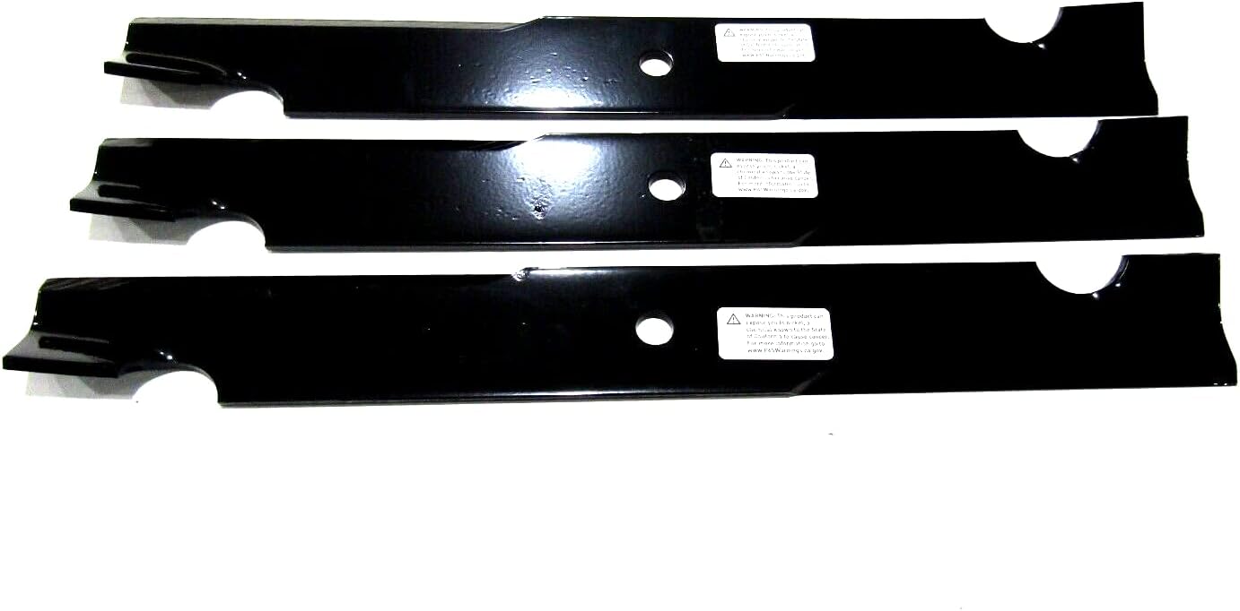 Pro Parts Place, PPP 3 Blades Genuine Bad Boy 038-6082-00 or 038-6080-00 High Lift Fusion Blades Renegade Rouge 61"
