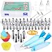 Produktbild WisFox Spritztüllen Set, Edelstahl Aufsätze für Kuchen, Teiliges Spritztüllen Tüllen Aufsätze Enthalten Dekoration für Torten 85pcs