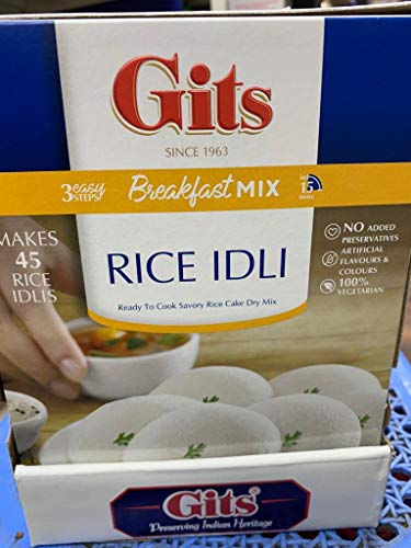 Gits Riz idli Lot de 5 paquets de 500 g