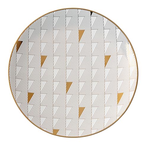 Image of Lenox White Trianna Gold Salad Plate, 1.27 LB