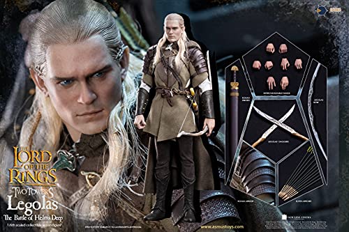 Asmus Toys The Lord Of The Rings: Legolas At Helm's Deep 1:6 Scale Action Figure, Multicolor #TOP1