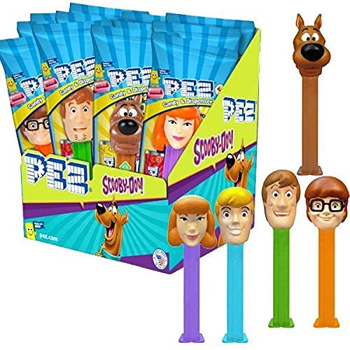 Pez Candy Dispenser Scooby-Doo - 12 Count Display Pack