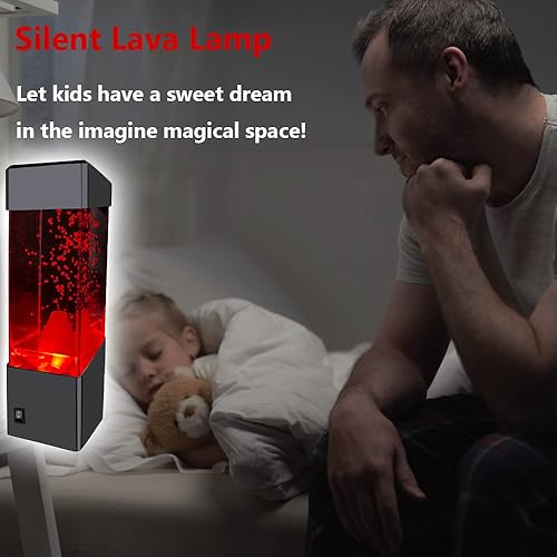 Miniatura 2 de Lámpara de lava volcán para adultos, mini lámparas de lava volcán alimentadas por USB, luz nocturna para niños, decoración de escritorio de oficina,